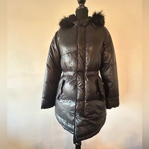 Izzuextreme Black Outdoor Down Jacket